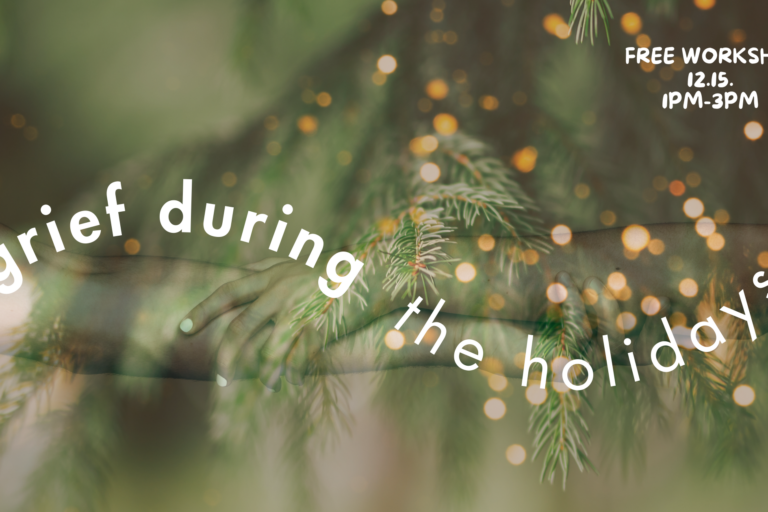 Grief & the Holidays: A Gentle Workshop for Healing on BLUE CHRISTMAS